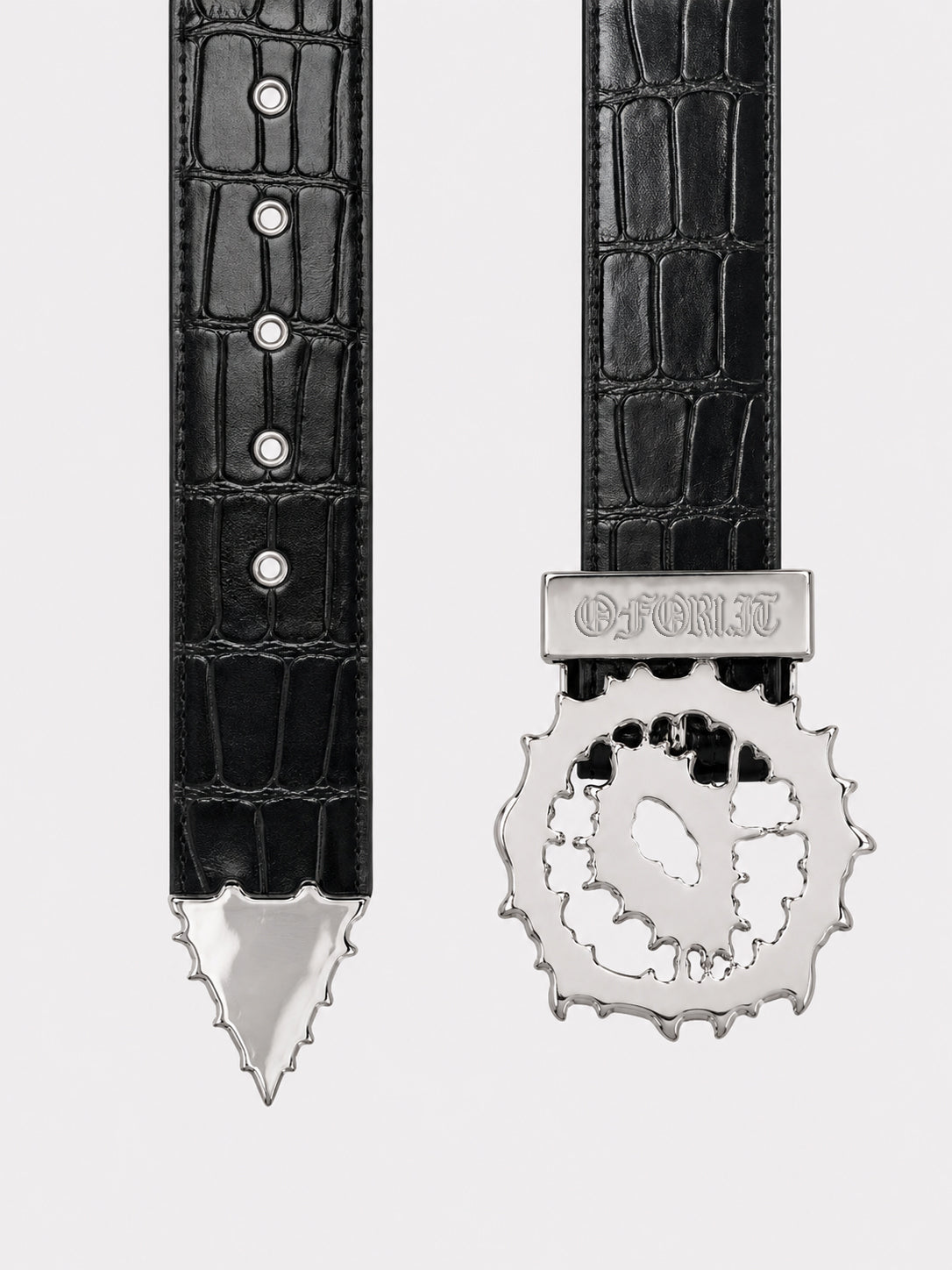 “O” Crocox Belt